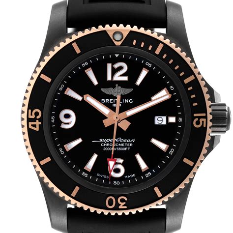 breitling superocean rose gold